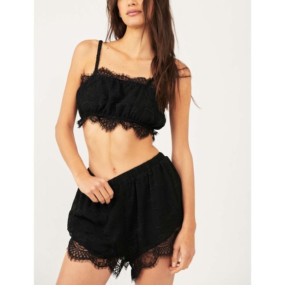 NWT Free People Love Story Set / Black - Picture 1 of 6